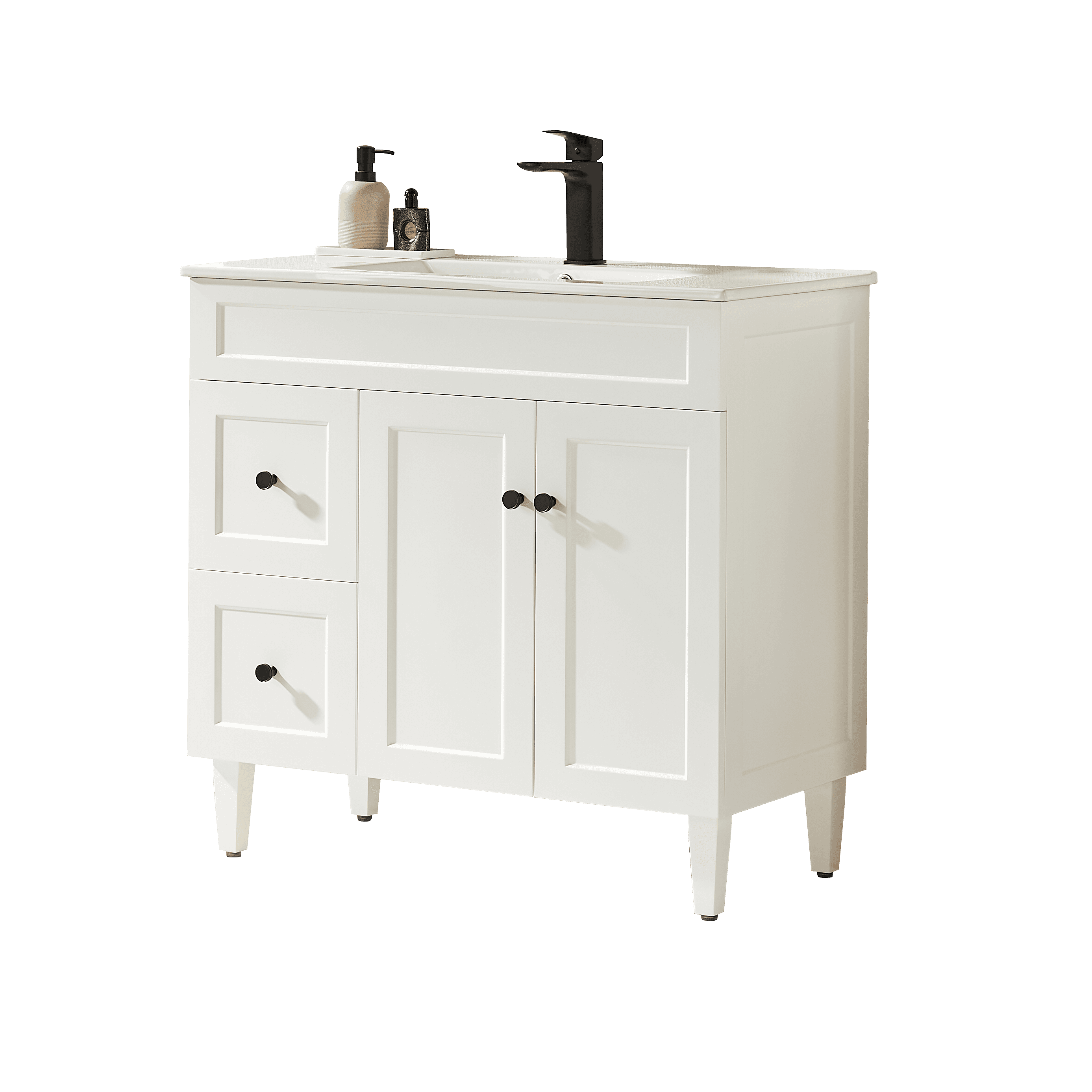 Modern Freestanding Vanity - Hamilton 590/740/890mm