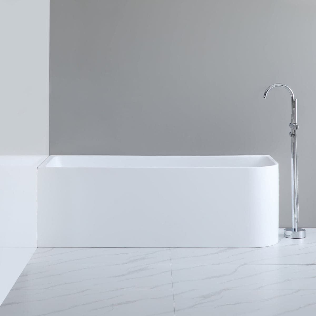 Casey Left Corner Bath 1300-1700mm(Height 510mm/580mm)