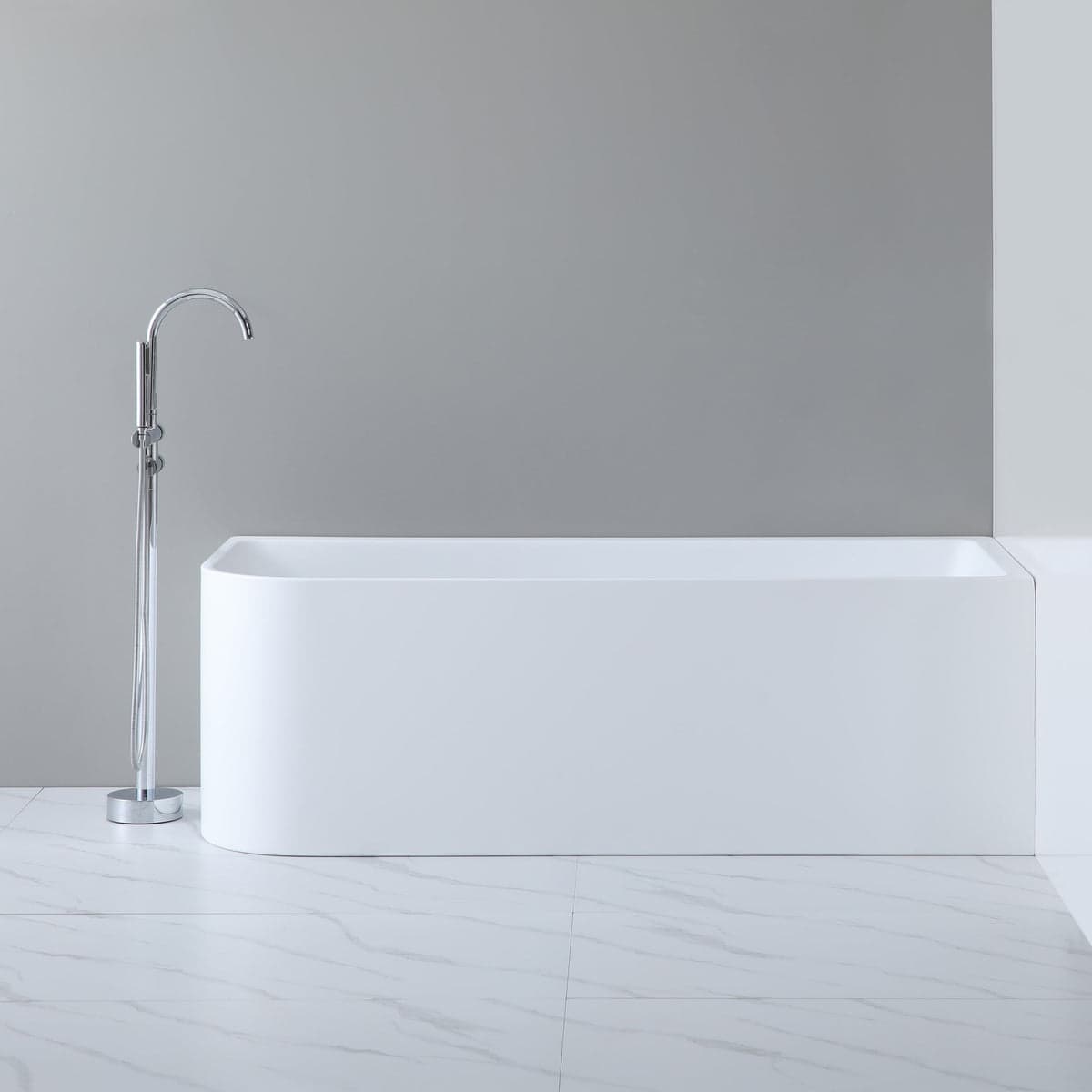 Casey Right Corner Bath 1300-1700mm(Height 510mm/580mm)