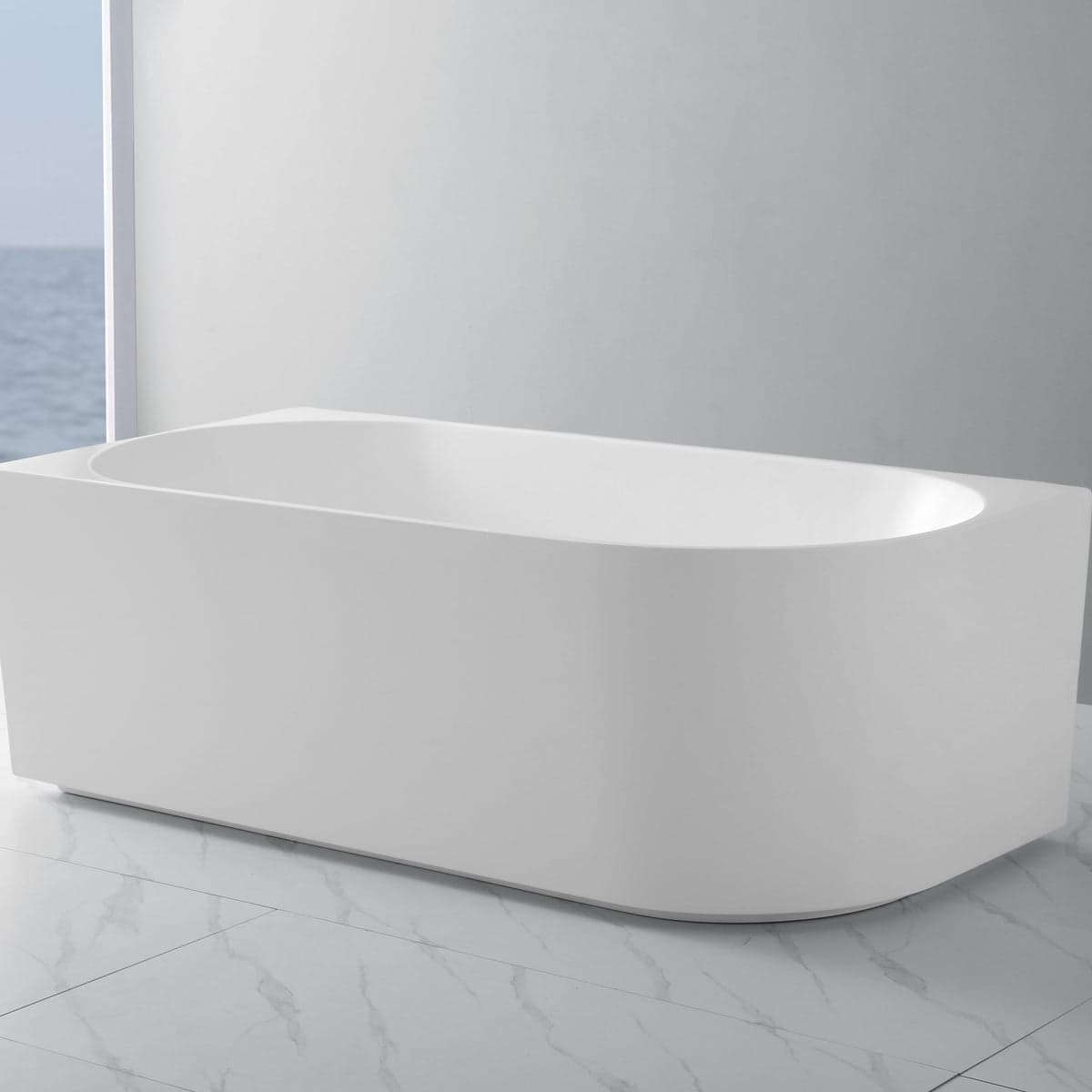 Elora Oval Freestanding Left Corner Bath 1500*750*580mm/1700*800*580mm