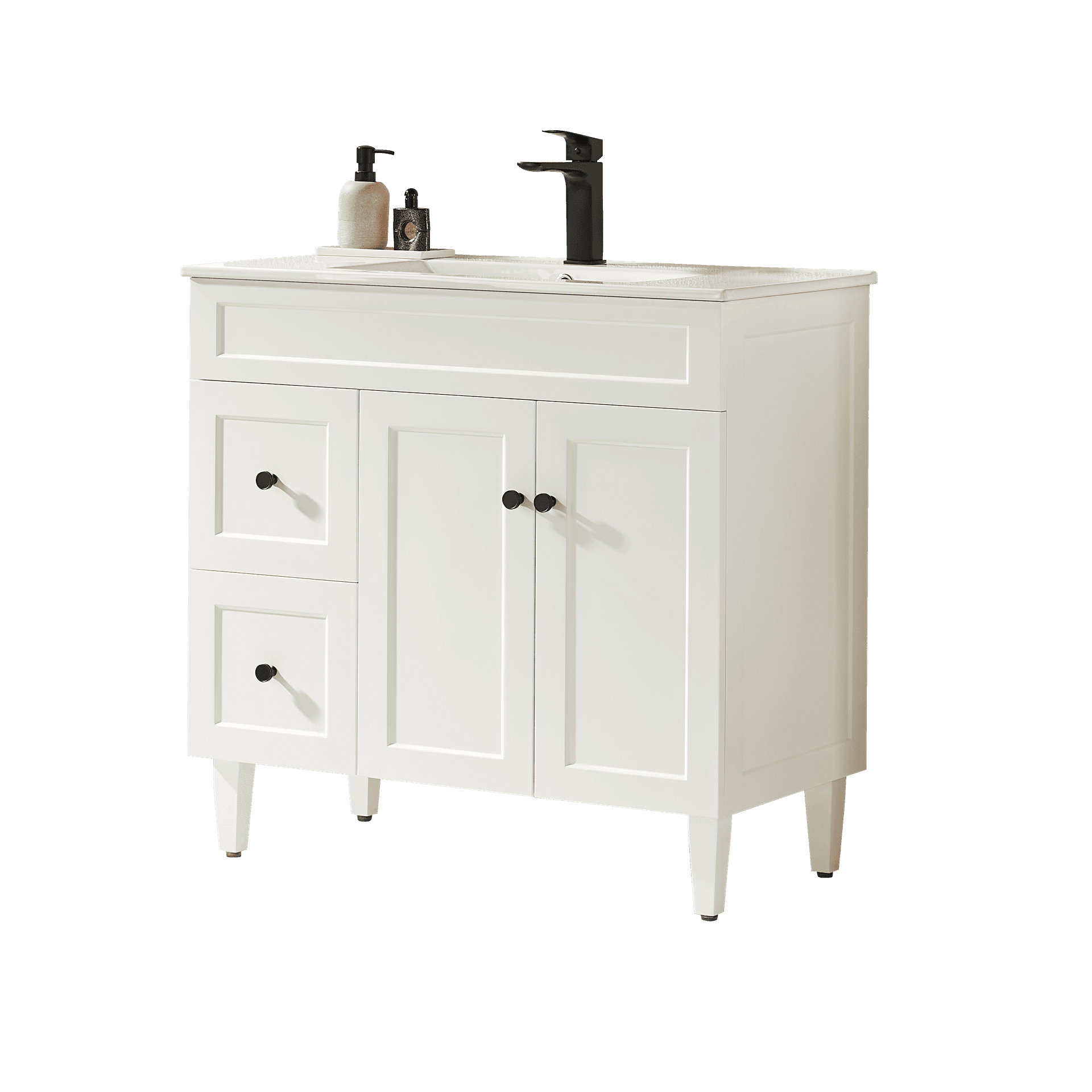 Modern Freestanding Vanity - Hamilton 590/740/890mm